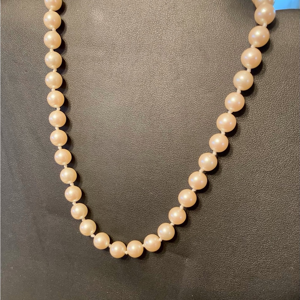 Vintage 15” Necklace 8mm cultured pearl necklace